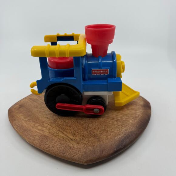 Vintage Fisher Price Little People 1991 Chunky Zoo Train Mini Figure Vehicle Toy - Picture 3 of 4